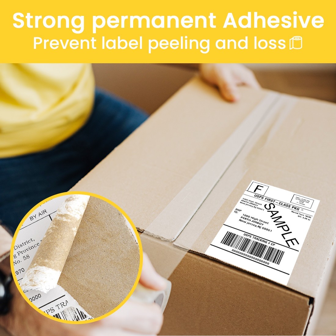 Thermal Labels for 4″ x 6″ Shipping Label Printer 500 Labels/Roll