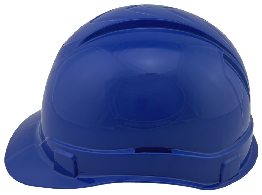 Pyramex Ridgeline 4 pt Cap Style Hard Hat with Ratchet Suspension – Blue