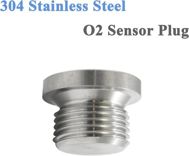 Sensor Bung, Stainless Steel Oxygen Sensor Mounting Bungs and Plugs, M18 X 1.5 T