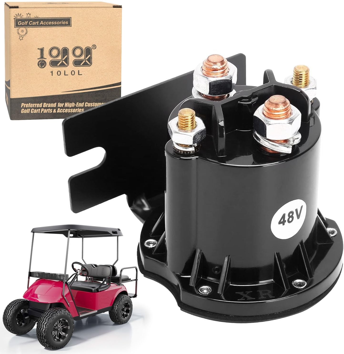 10L0L Golf Cart 48V Solenoid for EZGO TXT 2010-up & All 48V MPT 800/1000 Vehicle
