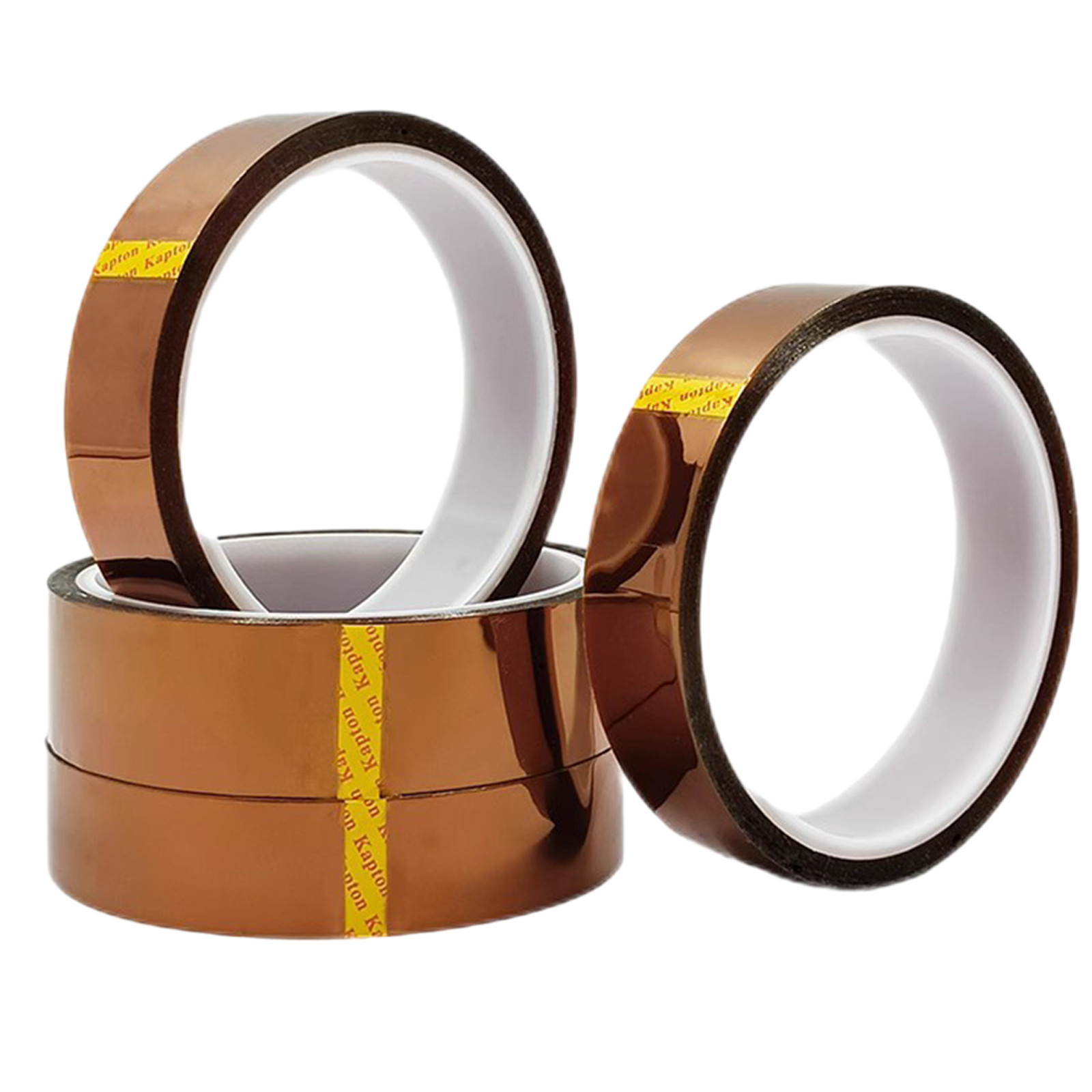 Kapton Polyimide Tape Heat Resistant Adhesive Insulation Width 3-100mm 33m/Roll
