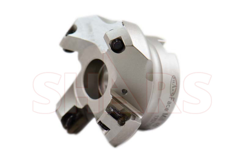 Shars CNC 2″ Coolant 45 Degree Indexable Face Mill SEHT Insert 4 Flute P[