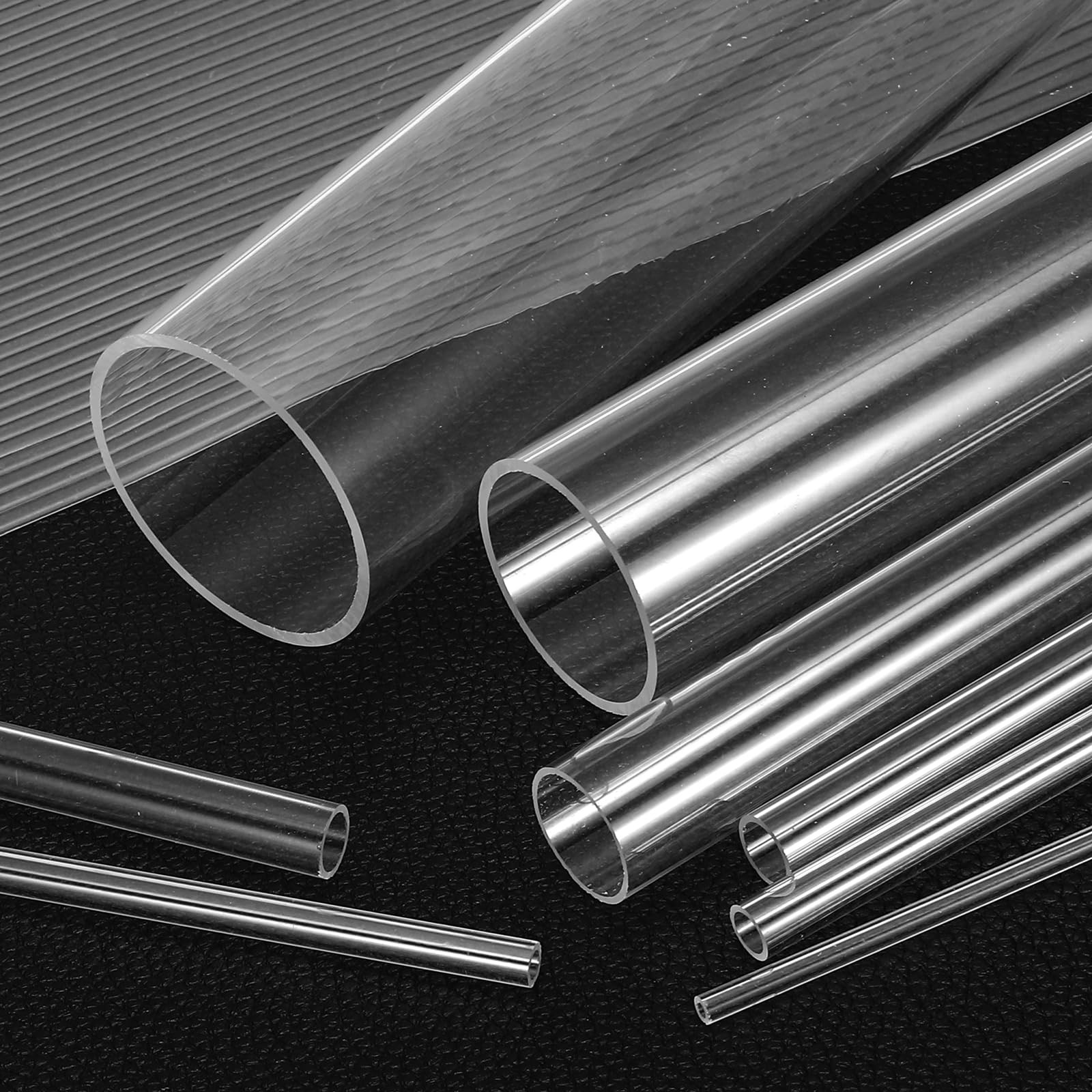 uxcell Clear Rigid Acrylic Pipe, 31mm (1.22″) ID x 35mm(1.38″) OD 300mm(12″) …