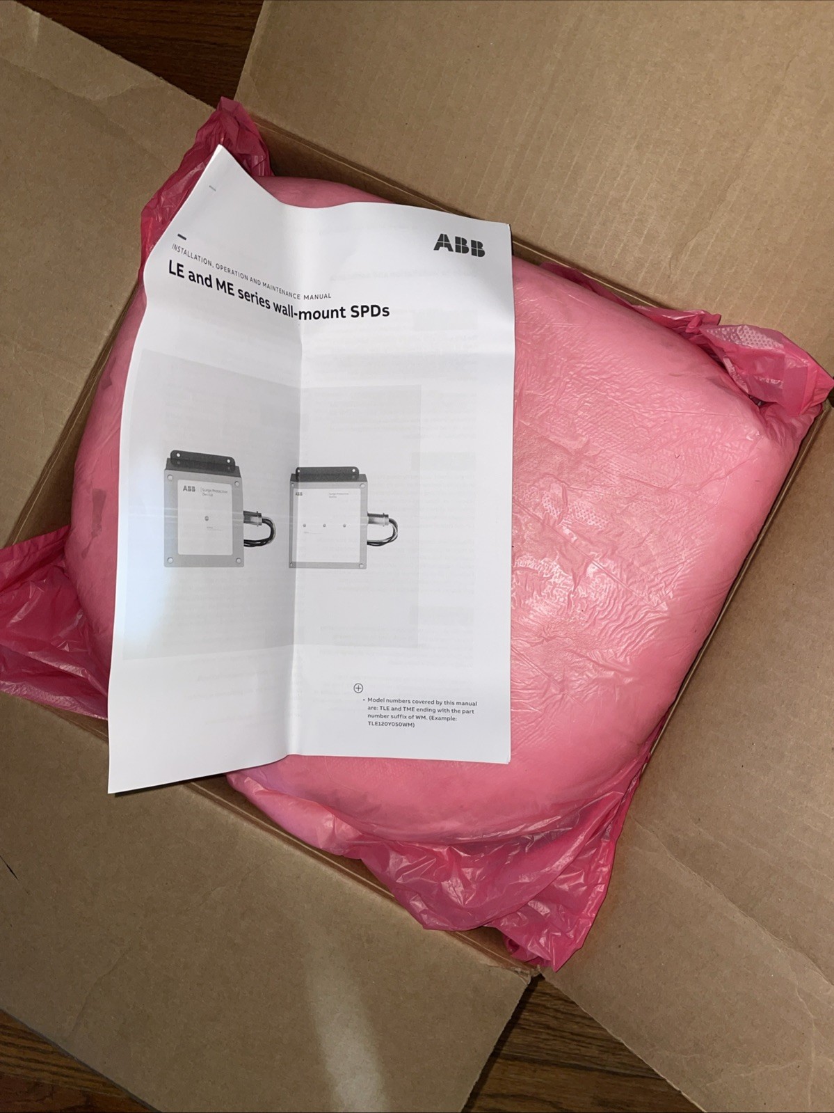 ABB/GE TLE120Y050WM Surge Protective Device Type 2 SPD 120/208V 50kA