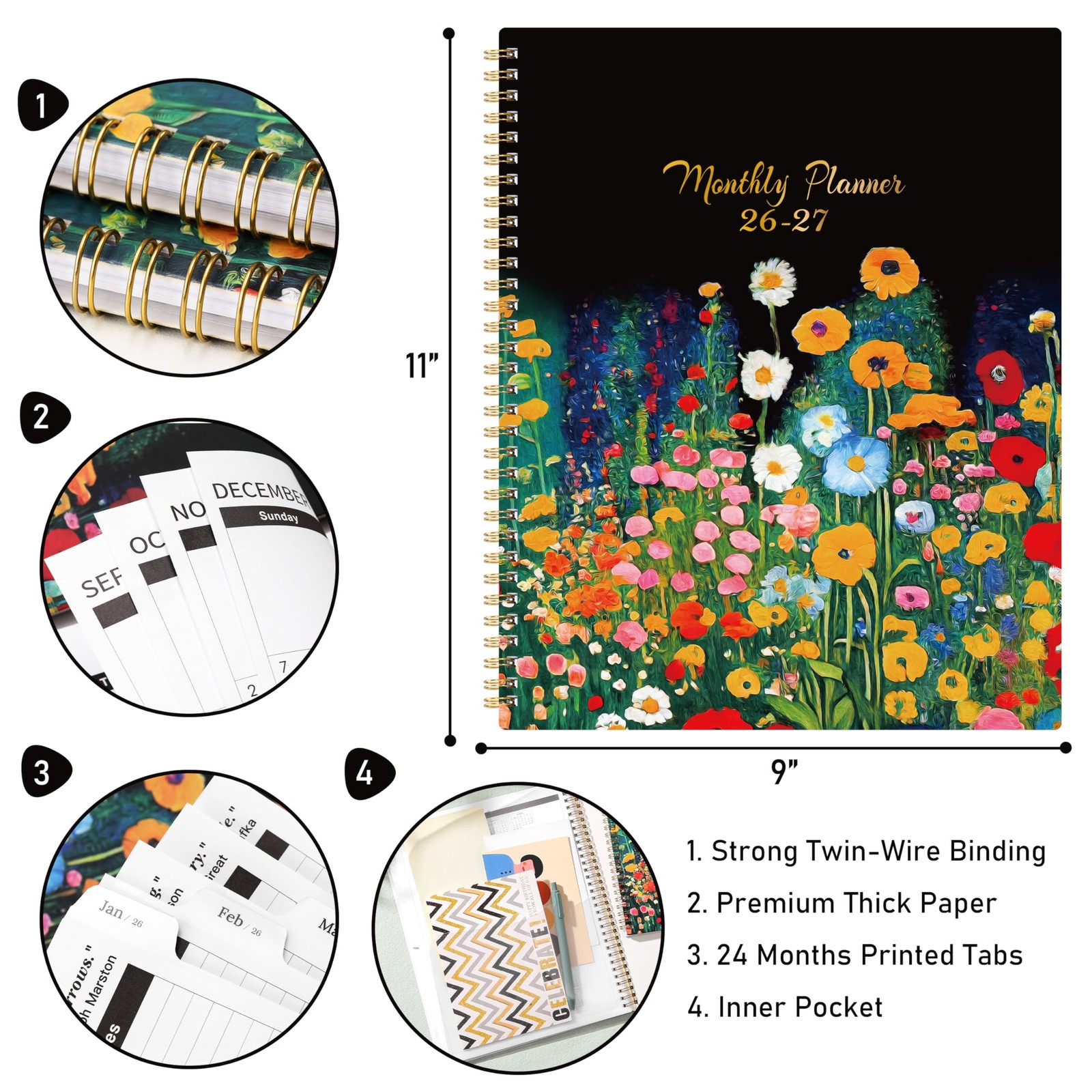 2026-2027 Monthly Planner – 2026-2027 Planner from January 2026 to December 2…