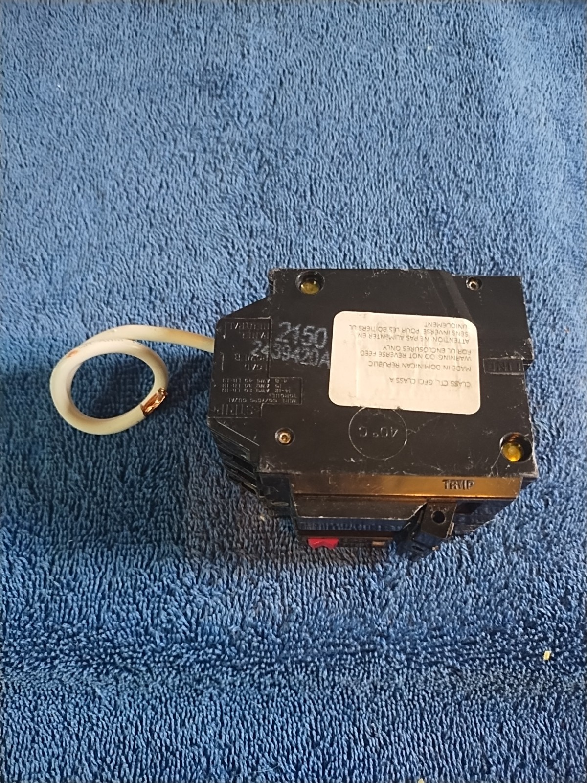 GE Ground Fault Circuit Interrupter 50A 120/240 VAC THQL2150GFT2