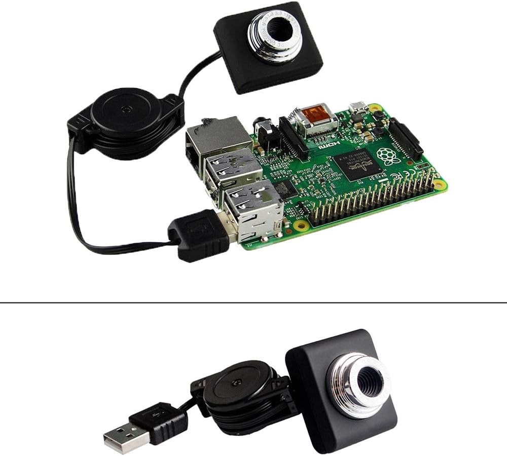 Ximimark 1Pcs USB Camera for Raspberry Pi 3 Model B No Require Drivers…