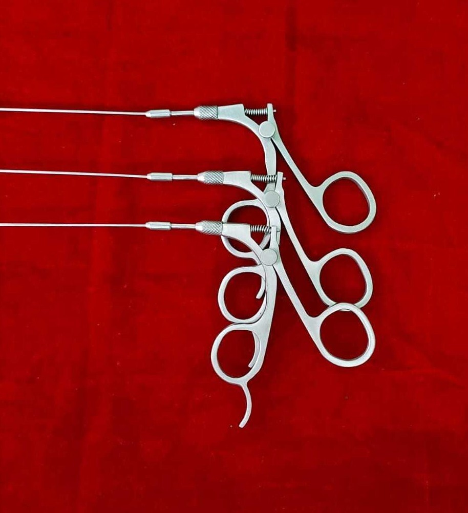 Hysteroscopy Semi Rigid Grasper 5fr 40cm SS Reusable Surgical Instruments – 3pc