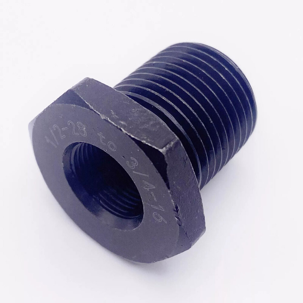 4PCS Steel Thread Adapter 1/2×28 to 5/8×24 / 3/4×16 /13/16×16 / 3/4 NPT US