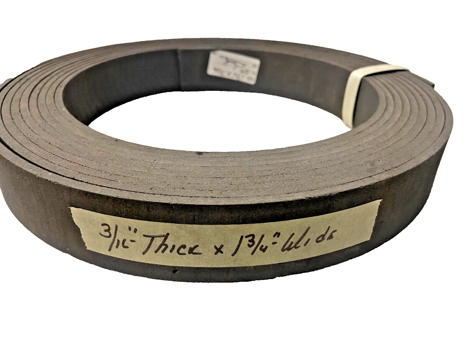3/16″ -thick x 1 3/4″-wide Flex molded wire back brake lining (sold by the foot)