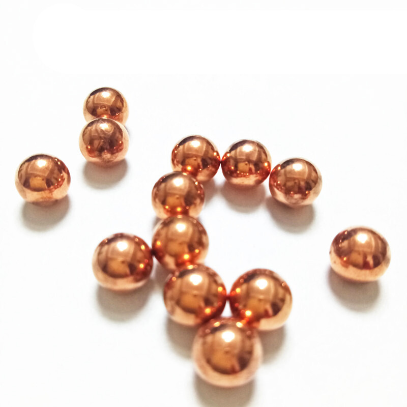 99.9% Cu Pure Cupper Balls Solid Precision Ball Smooth Sphere Beads Φ 0.5mm-38mm