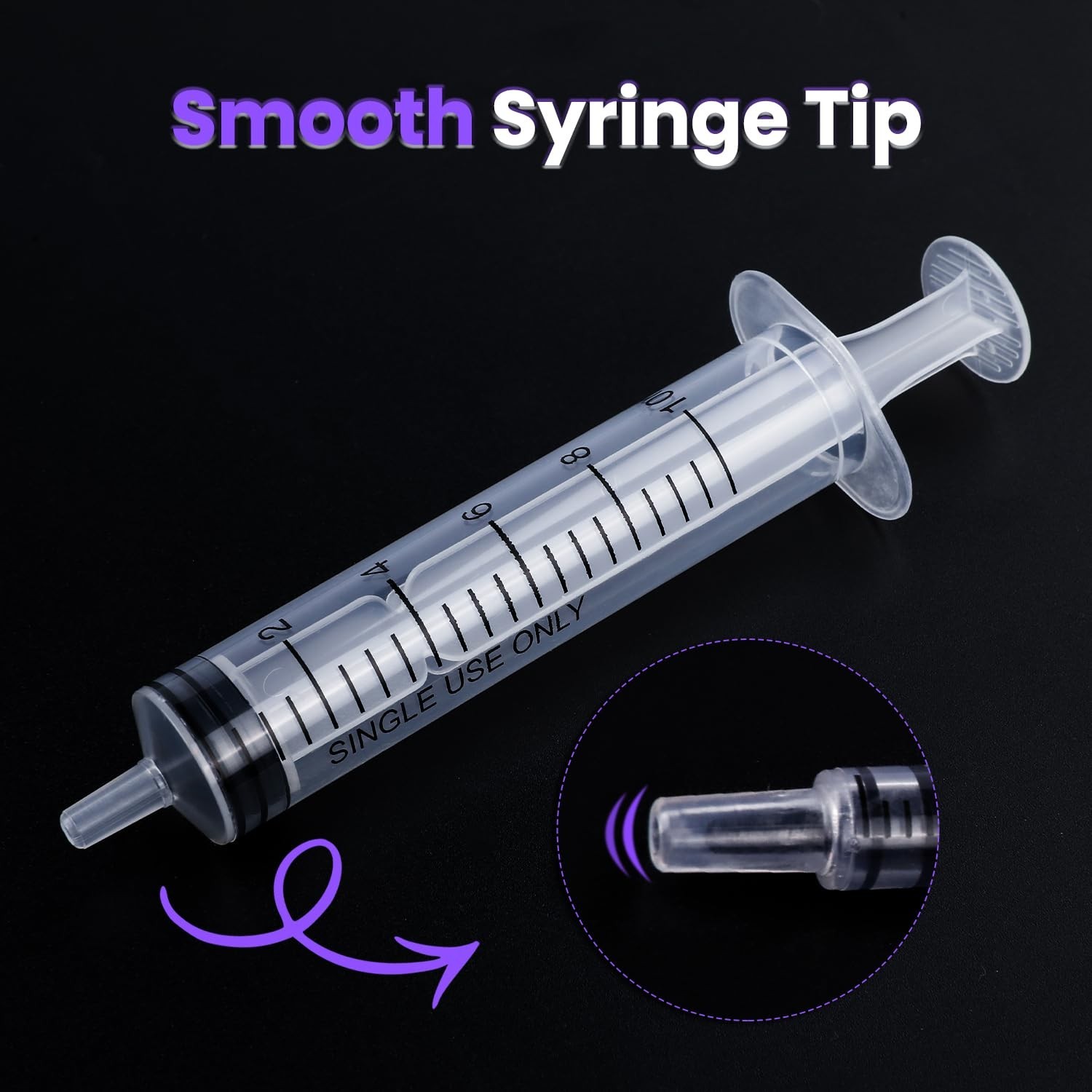 30 PCS 10ml Oral Syringe With Cap, Plastic Syringes without Needle for Medici…