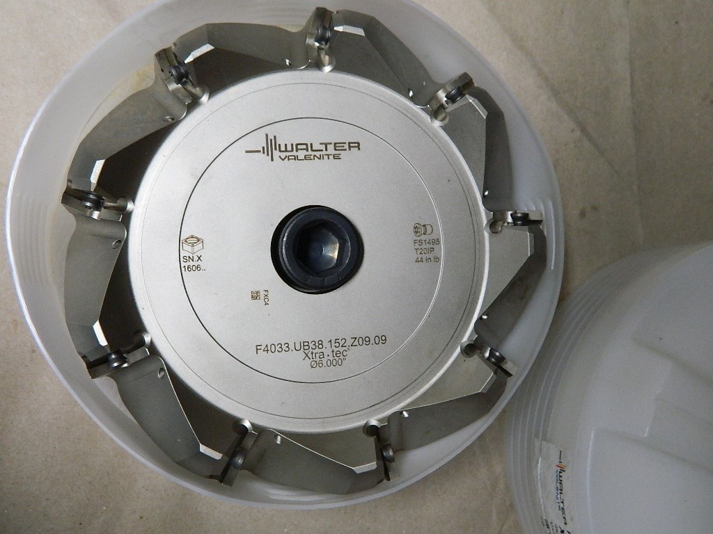 Walter Valenite F4033.UB38.152.A09.09 Xtra Tec 6″ Diameter FaceMill NEW