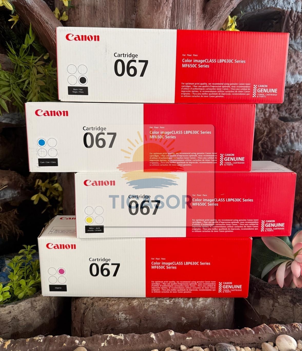Canon 067 Toner Set Cartridge Black Cyan Yellow Magenta