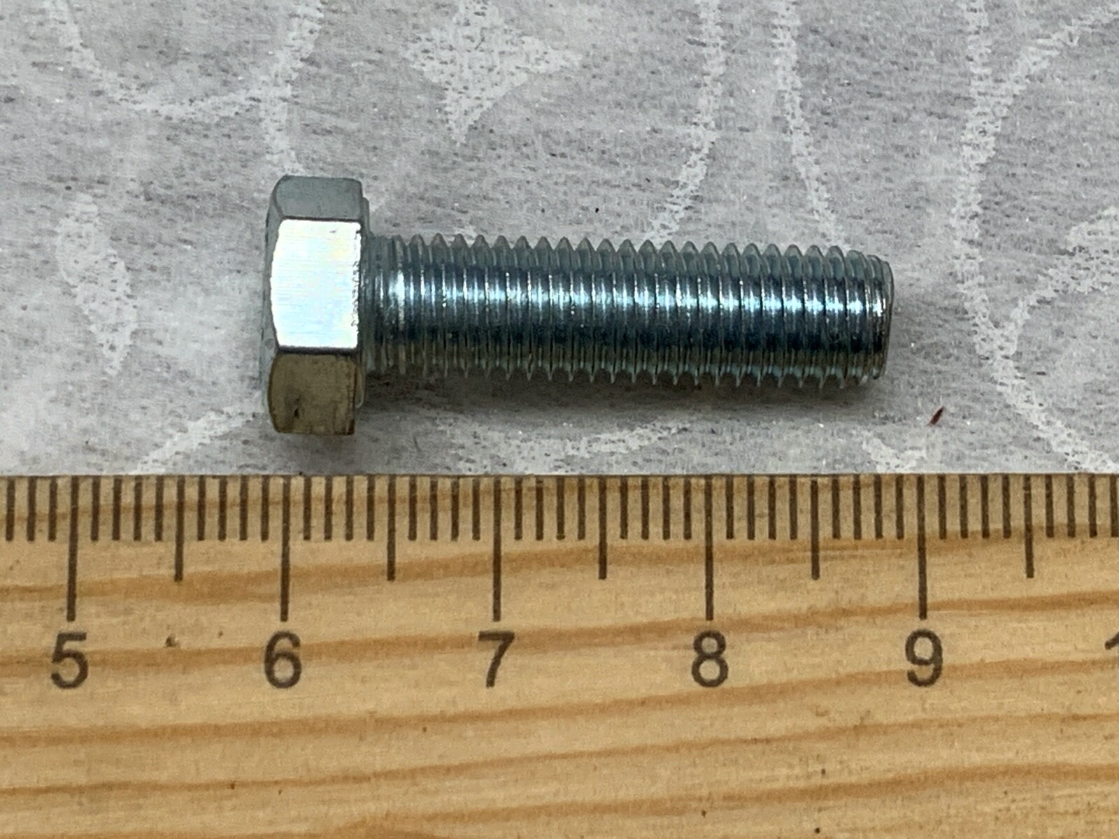 Bag of 10 M7 – 1.0 X 25MM Grade 8.8 Zinc Hex Head Cap Screws