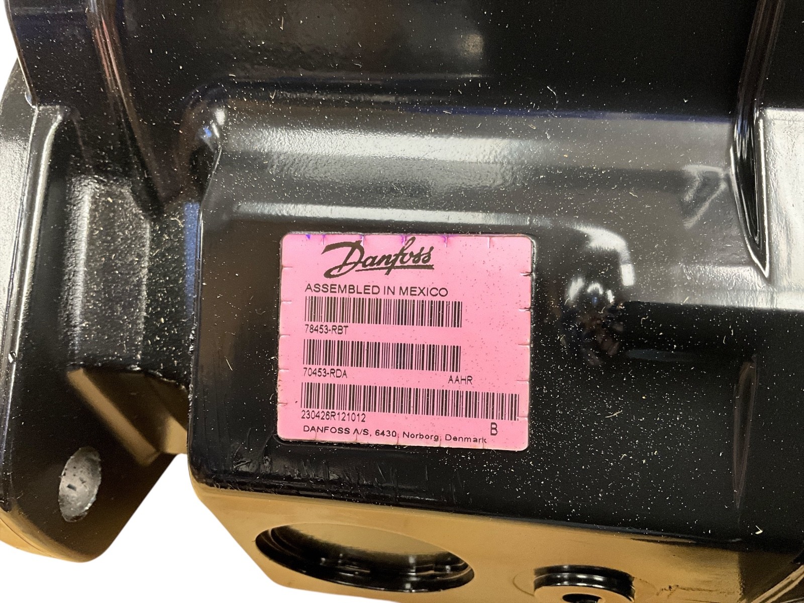 DANFOSS 78453-RBT 2.77 PUMP W/ GP (BLACK)