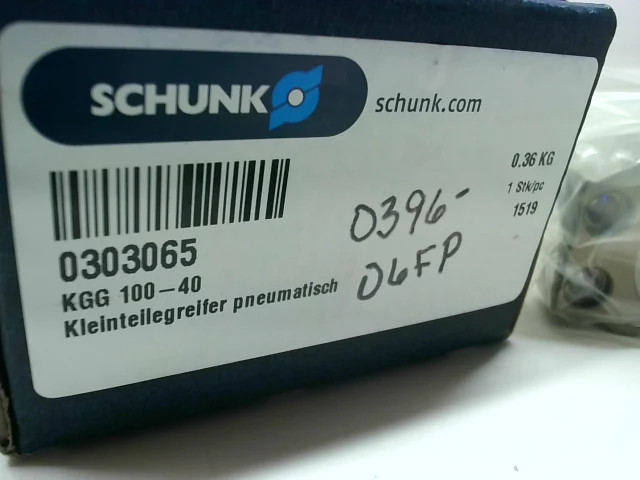Schunk KGG 100-40 Pneumatic Air Claw Cylinder 303065-New In Box