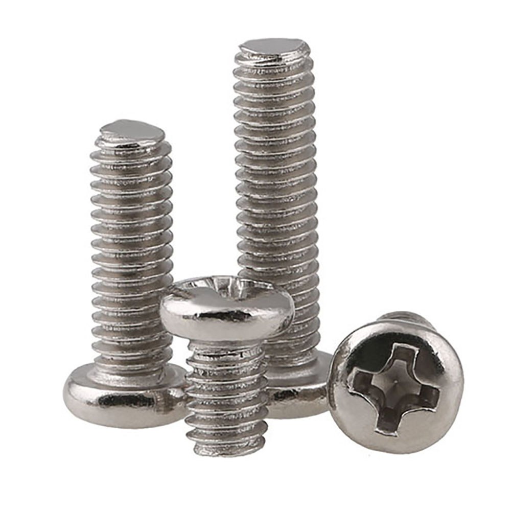 Phillips Pan Head Machine Screws M1.2 M1.4 M1.6 M2 M3 M4 Nickel Plated Screw
