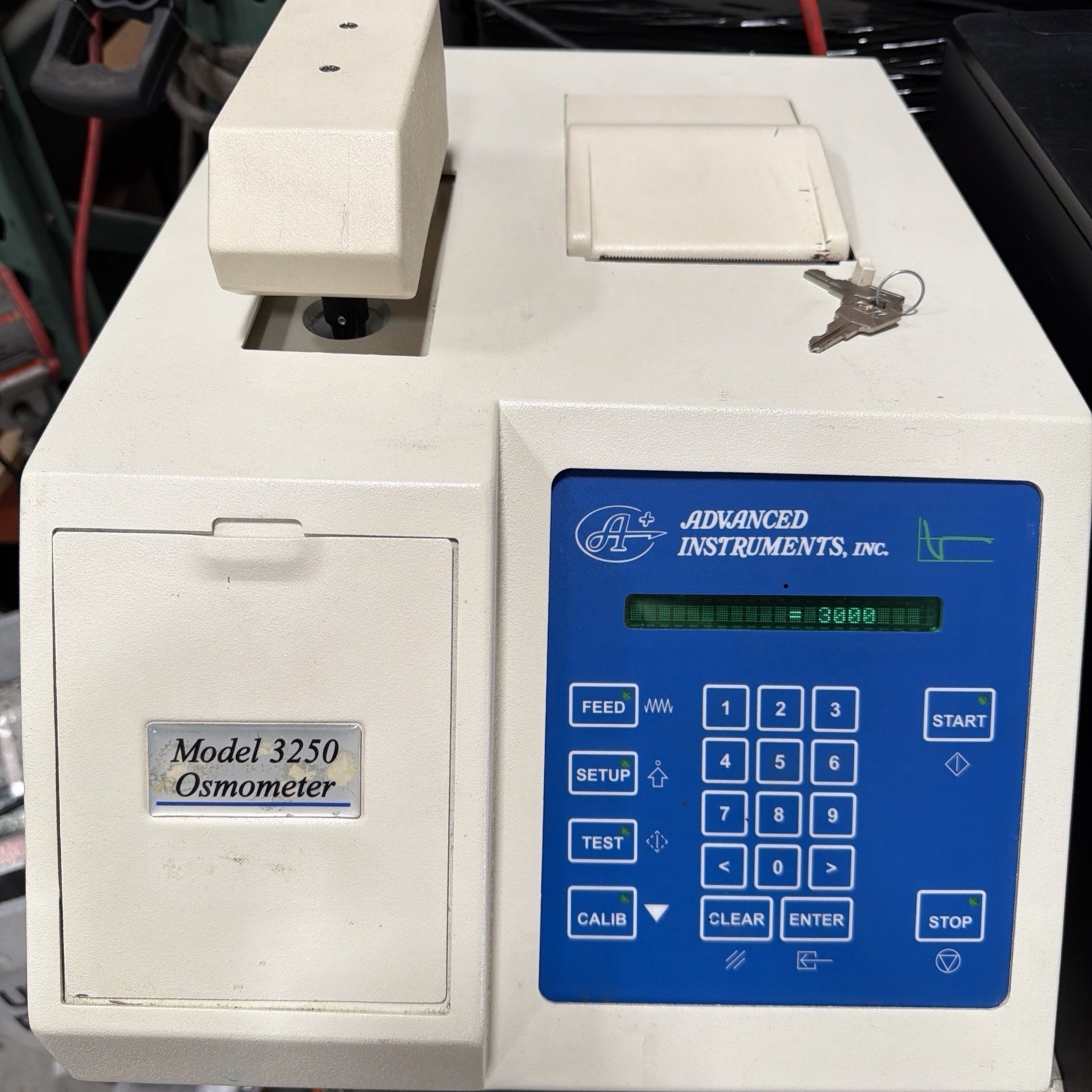 Advanced Instruments Model 3250 Laboratory Single Sample Osmometer With Keys