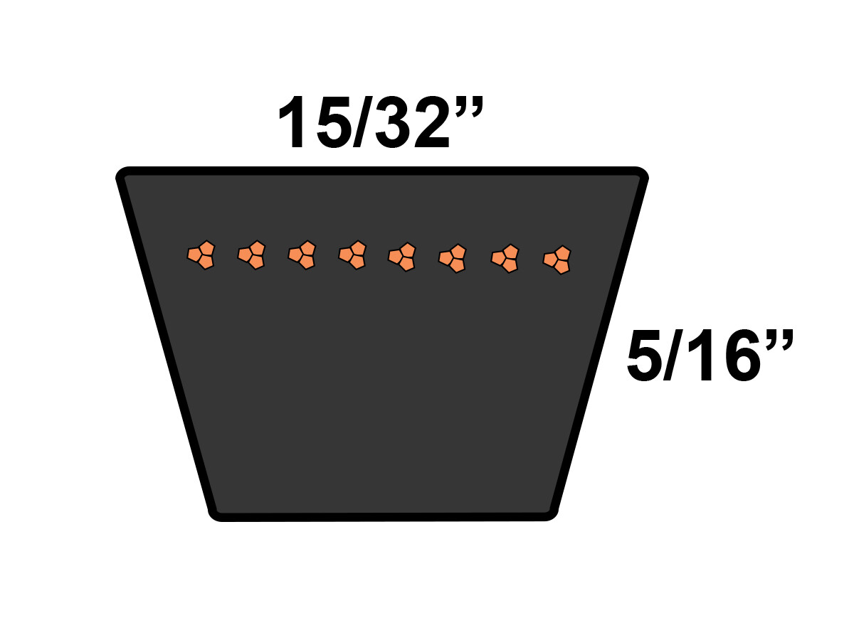 D&D DURA-EXTREME 13H406 V-belt