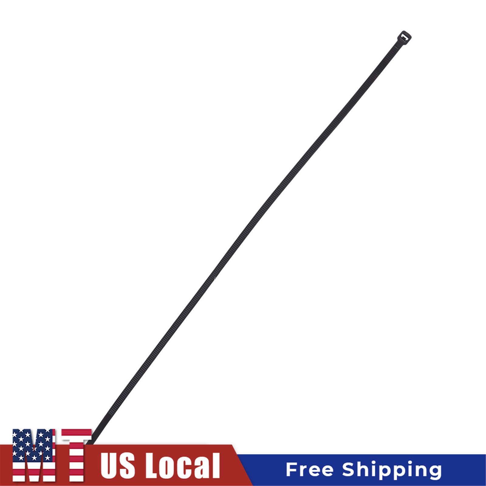 Self-Locking Zip Ties 1200pcs 14 Inch Nylon 50lb Heavy Duty 0.18in Width Black