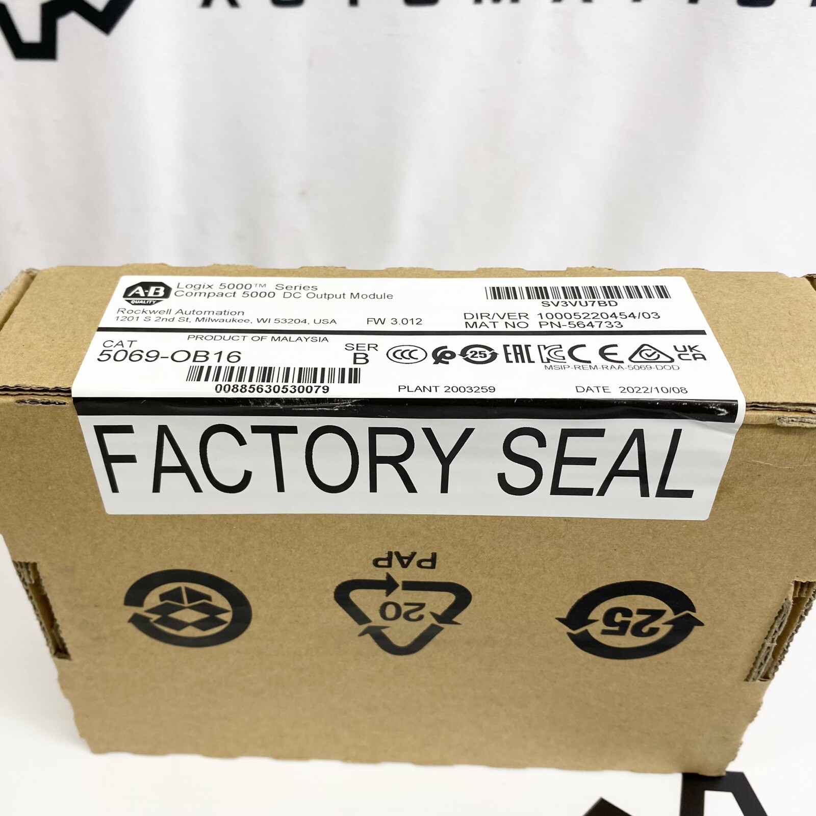Brand NEW Allen Bradley 5069-OB16 CompactLogix DC Output Module