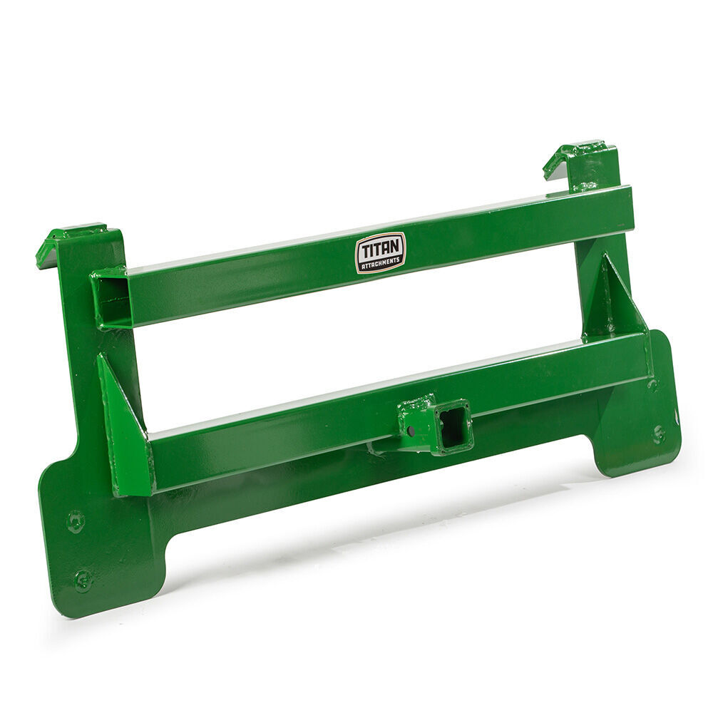Titan Attachments Receiver Mount Plate Fits Front Loader Hook and Pin Connection