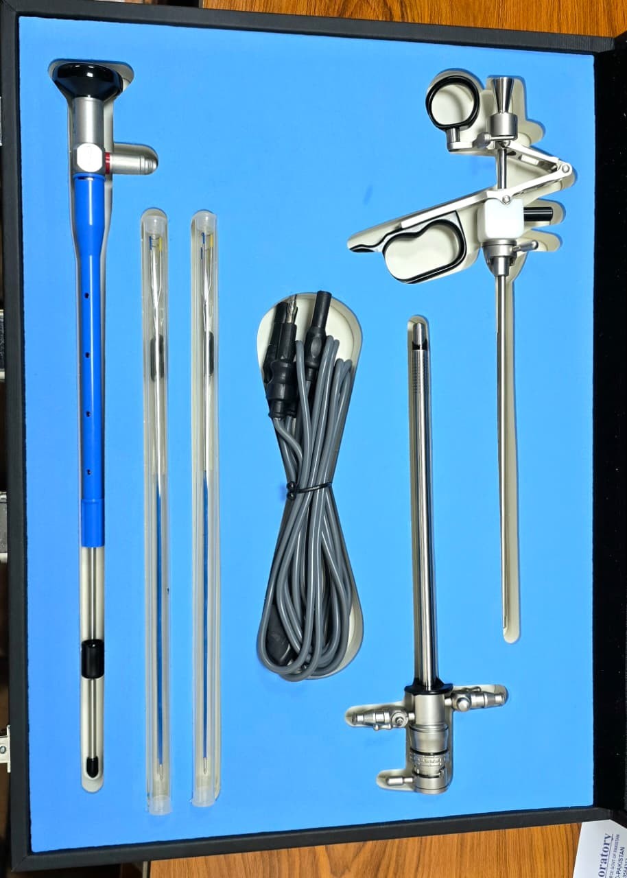 Bipolar Active TURP Resectoscope Set 24/26fr With Loops & Cables HD Optic 30°