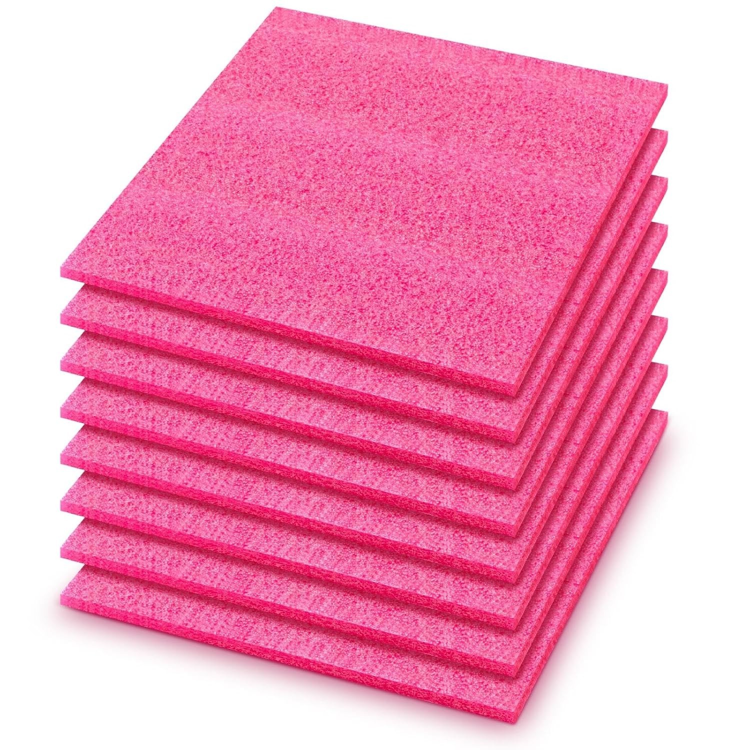 Cuttable 8 Pcs Pink Antistatic Foam Sheets – Perfect for Crafts & Shipping