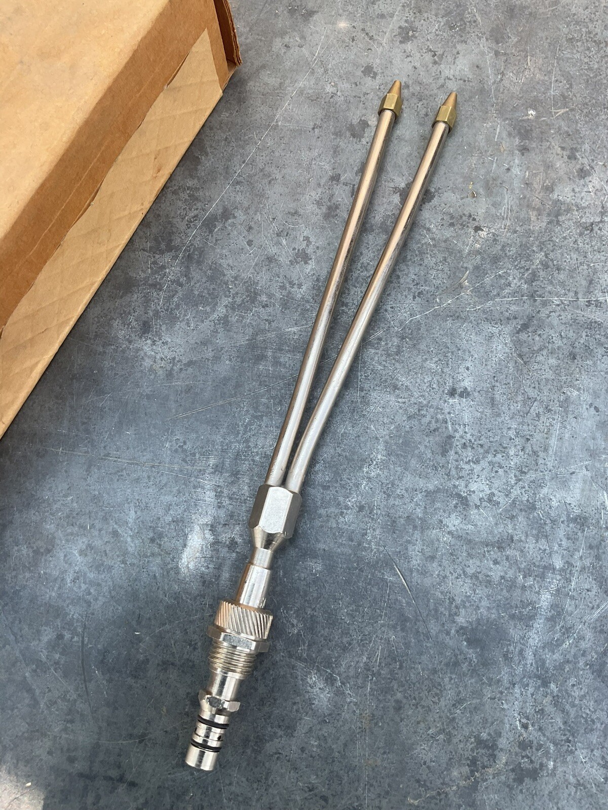 Miller Smith AT600 Flexible Twin Flame Tip 10″ Acetylene