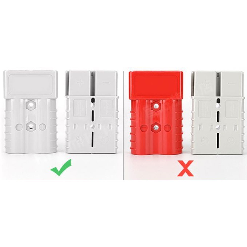 10Pack For Anderson Style Plug Connectors Disconnect DC Power 50 AMP 600V 6AWG