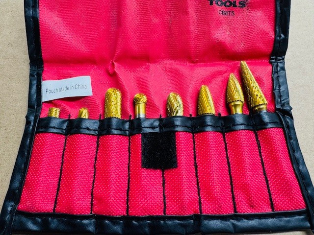 Mac Tools CB8TS 8 Piece Titanium Carbide Burr Set Hand tool