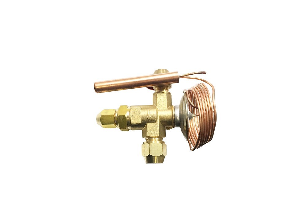 External thermostatic expansion valve SAE for R404a Cooler