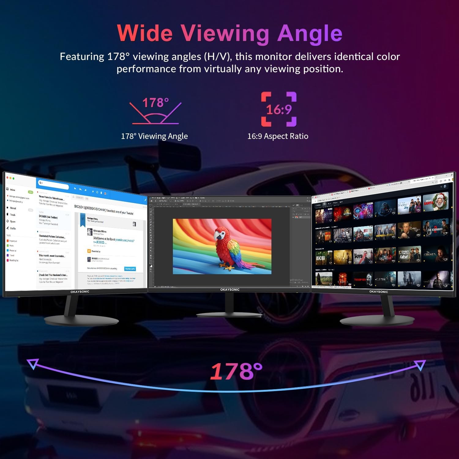 24″ FHD Office Monitor – 100Hz Refresh Rate & 1ms Response for Ultra-Smooth A…