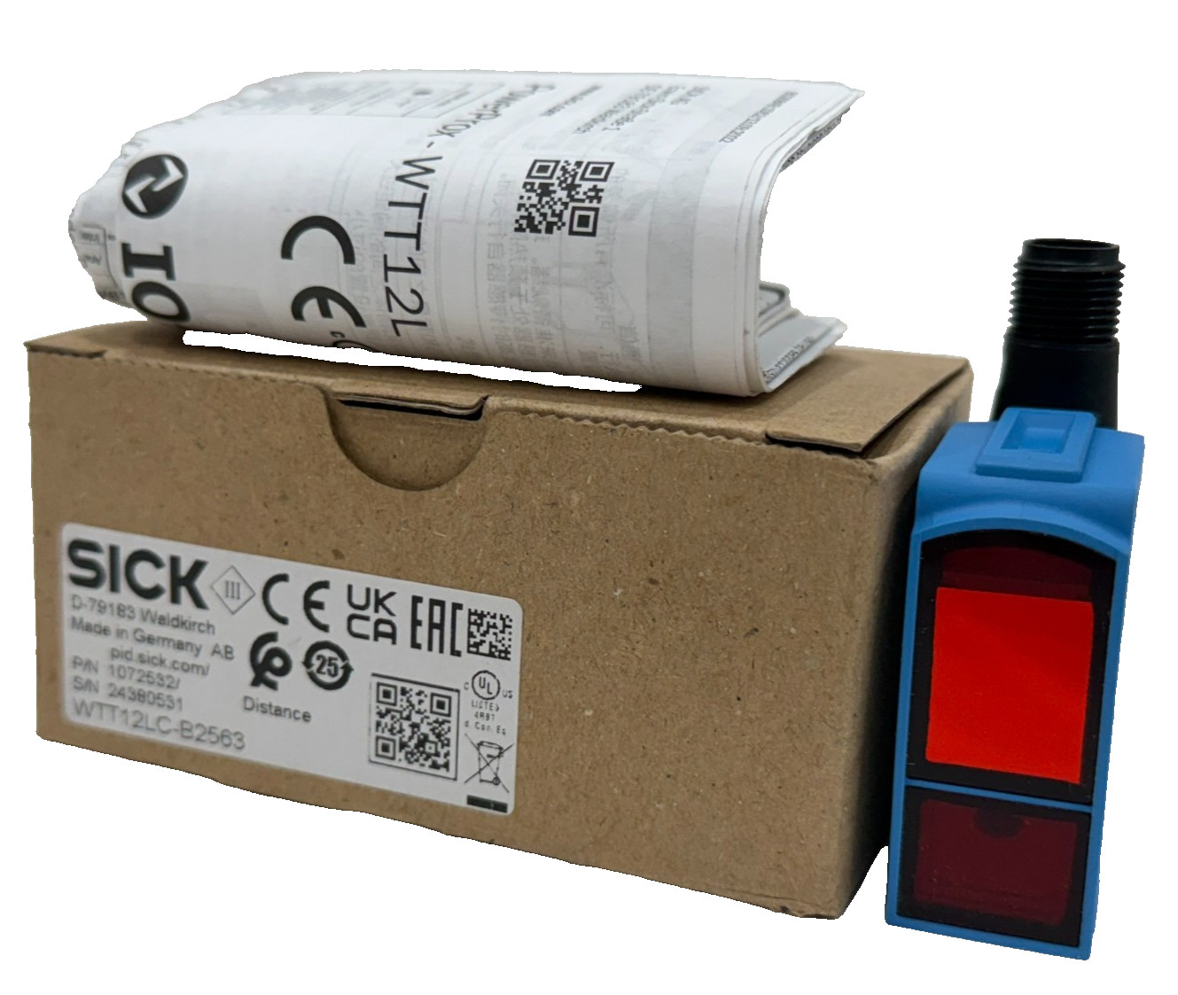 NEW SICK WTT12LC-B2563 PHOTOELECTRIC SENSOR 1072532 WTT12LCB2563