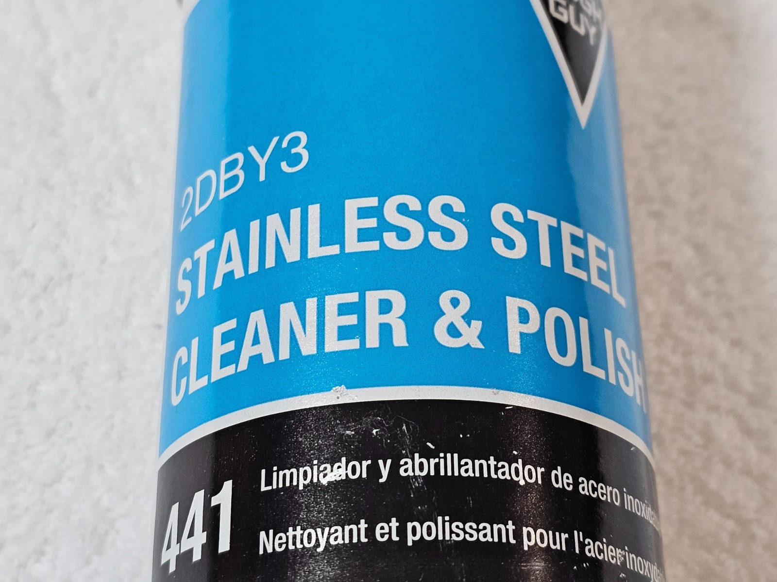 NEW Tough Guy 2DBY3 Stainless Steel Cleaner & Polish 16 oz Aerosol (Made USA)