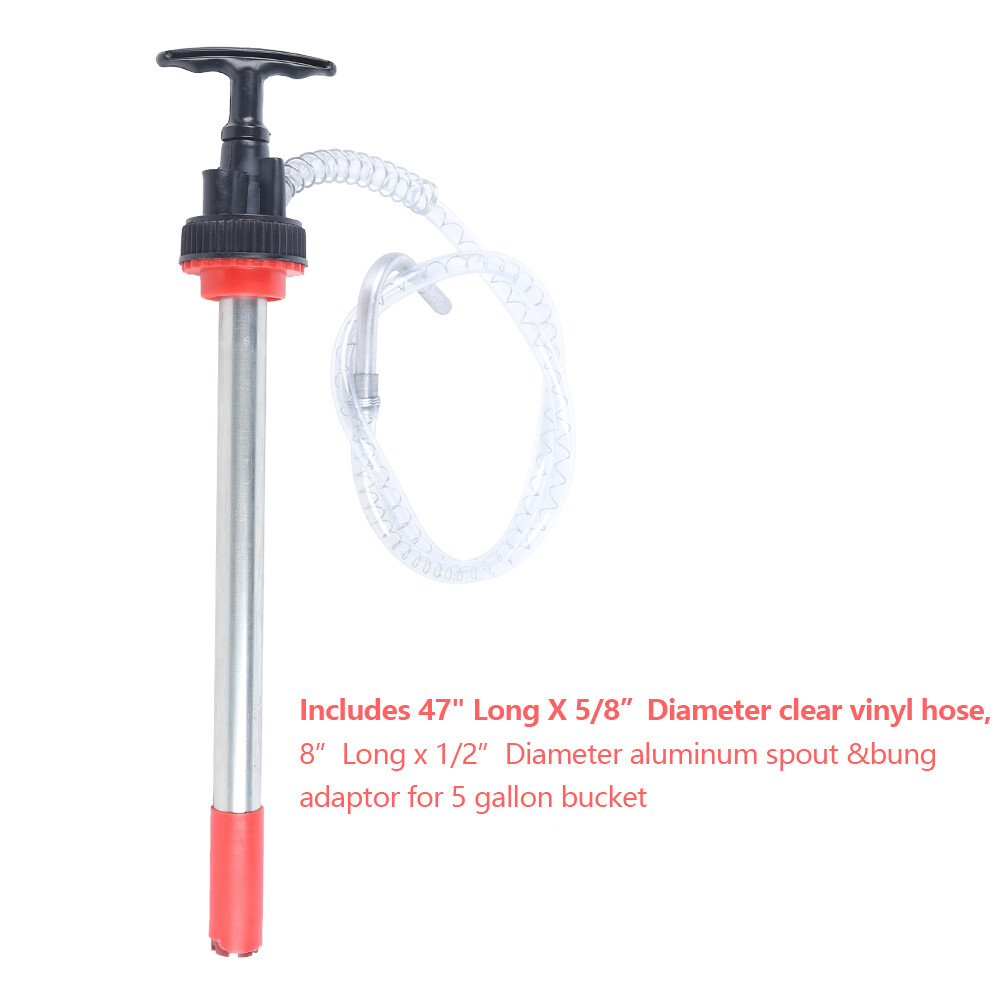 Manual Oil Transfer Pump Hand Gear Oil Pump Dispenser For 5 Gallon Bucket Pail