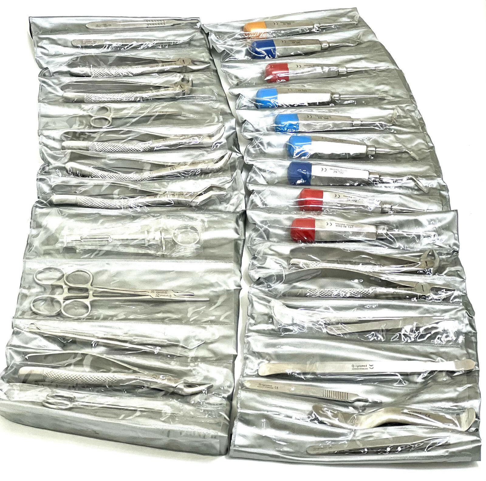 GERMAN 82 PC ORAL DENTAL SURGERY EXTRACTING ELEVATORS FORCEPS INSTRUMENT KIT SET