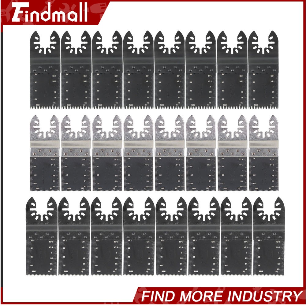 Findmall 48 Pack Oscillating Multi Tool Saw Blade Bi-metal For Fein Dremel BOSCH