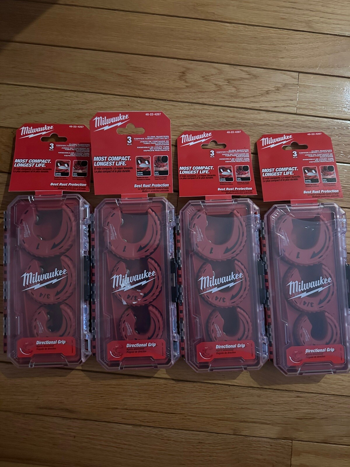 4 MILWAUKEE 3 PCS CUTTER SET 48224267