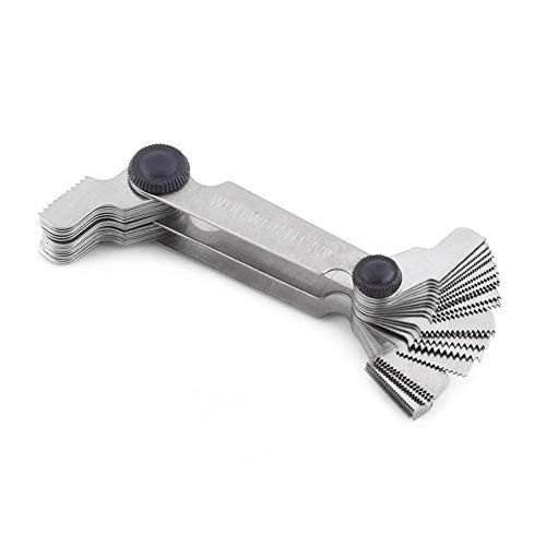 Thread Gauge Standard And Metric, 51/52Pcs Metric+ imperial (52pc), default