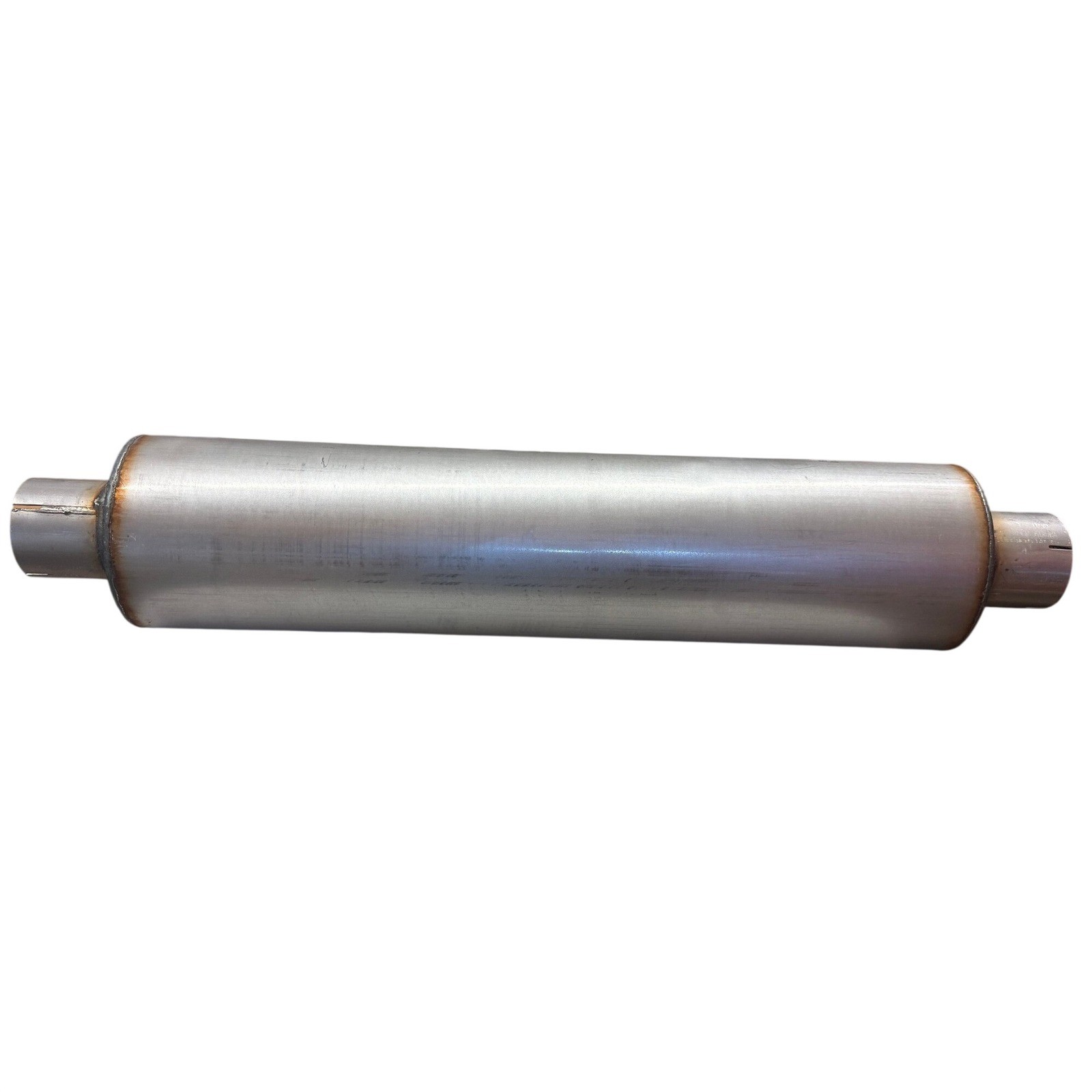 Walker Exhaust Muffler Mega-Flow RV 3 1/2″ Inlet/3 1/2″ Outlet Steel Natural EA