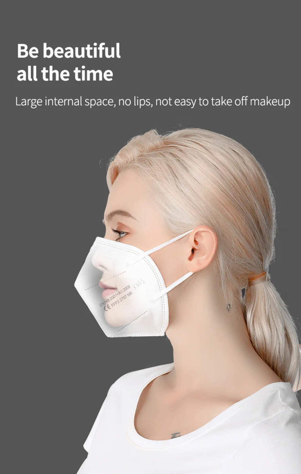 FFP2 KN95 Face Masks 10-200 Pack 5-Layer Filter Adult Protective Masks CE