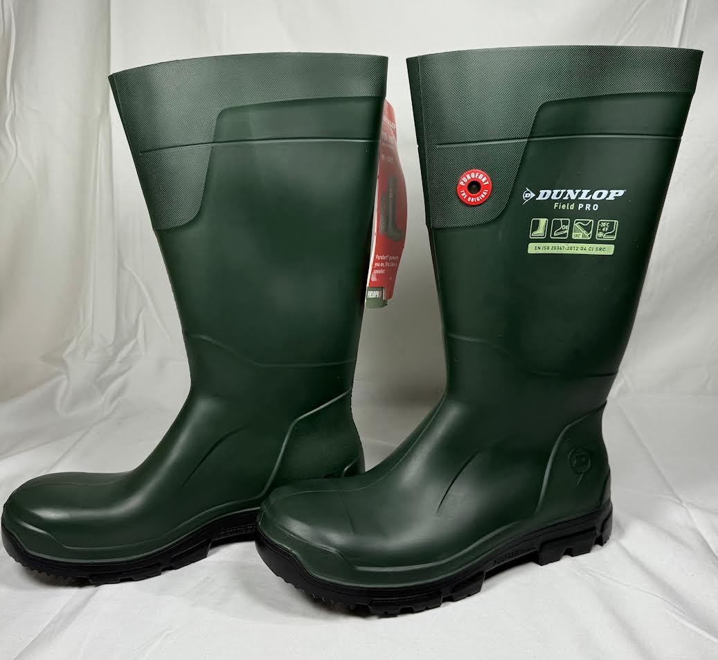 DUNLOP Protective Footwear FieldPRO Green/Black FG60E33 Size 9 – NWT