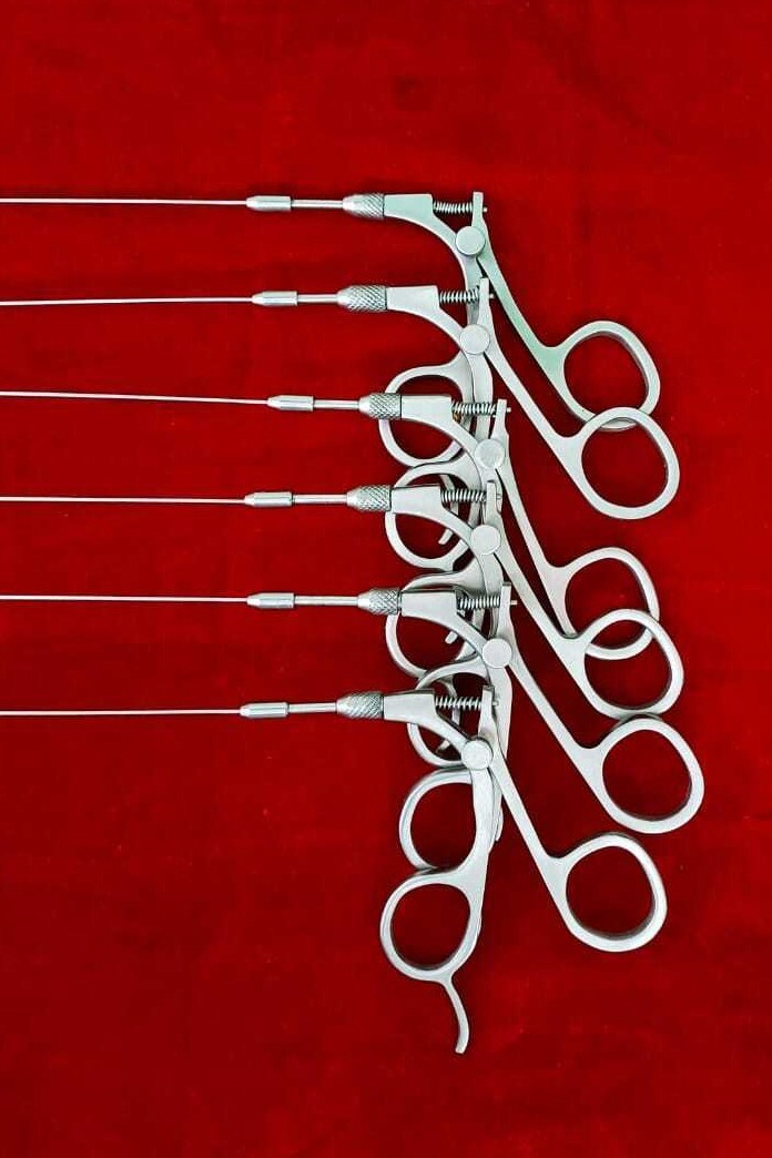 Hysteroscopy Semi Rigid Scissor 5fr 40cm Reusable High Quality Instruments-6pc
