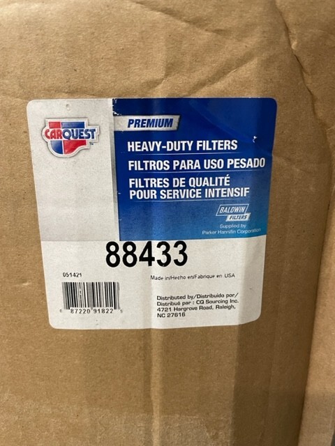 CarQuest 88433 Heavy-Duty Filter (Radial Seal Outer Air Element)