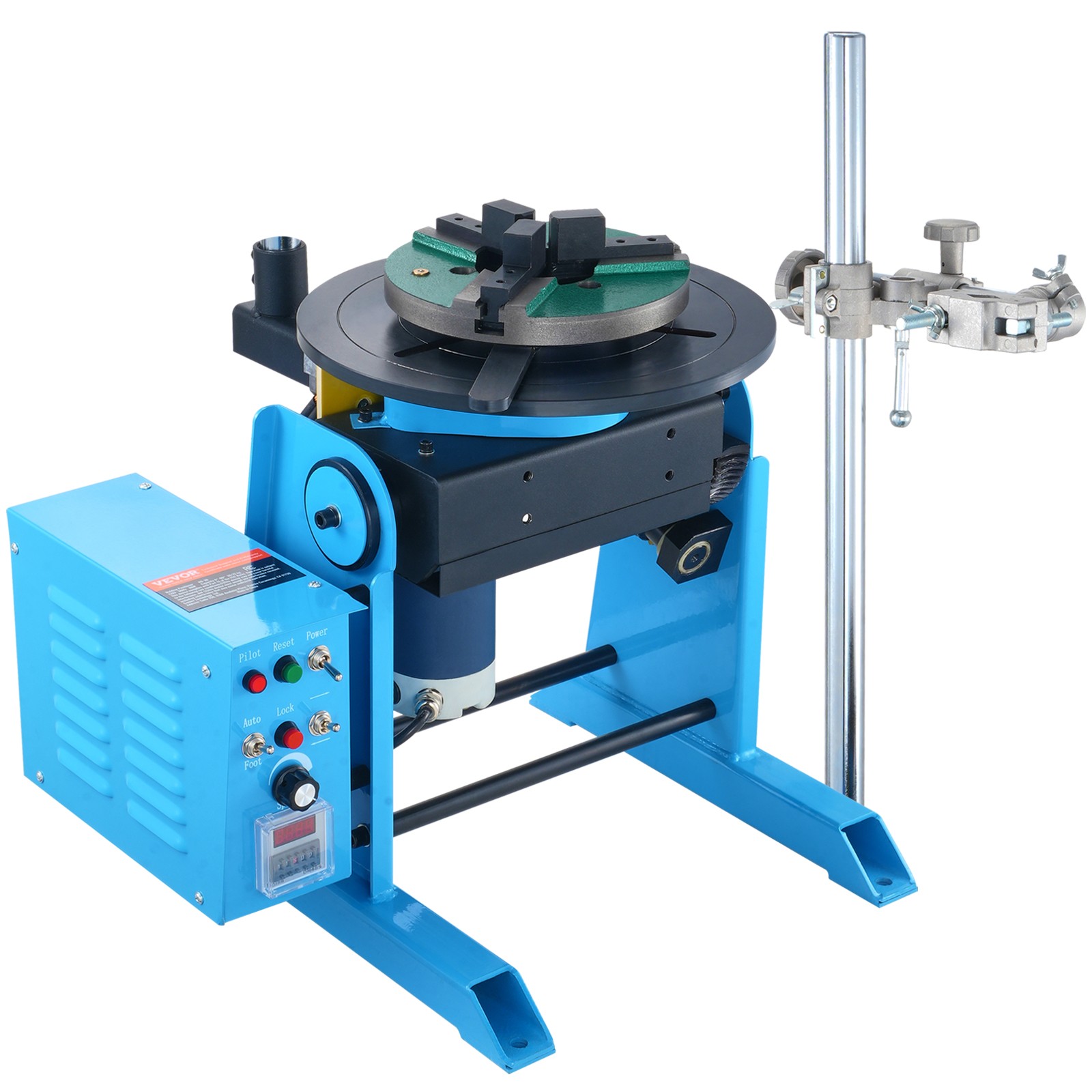 VEVOR 30KG Rotary Welding Positioner 0-90° Positioning Turntable Table 1-12RPM
