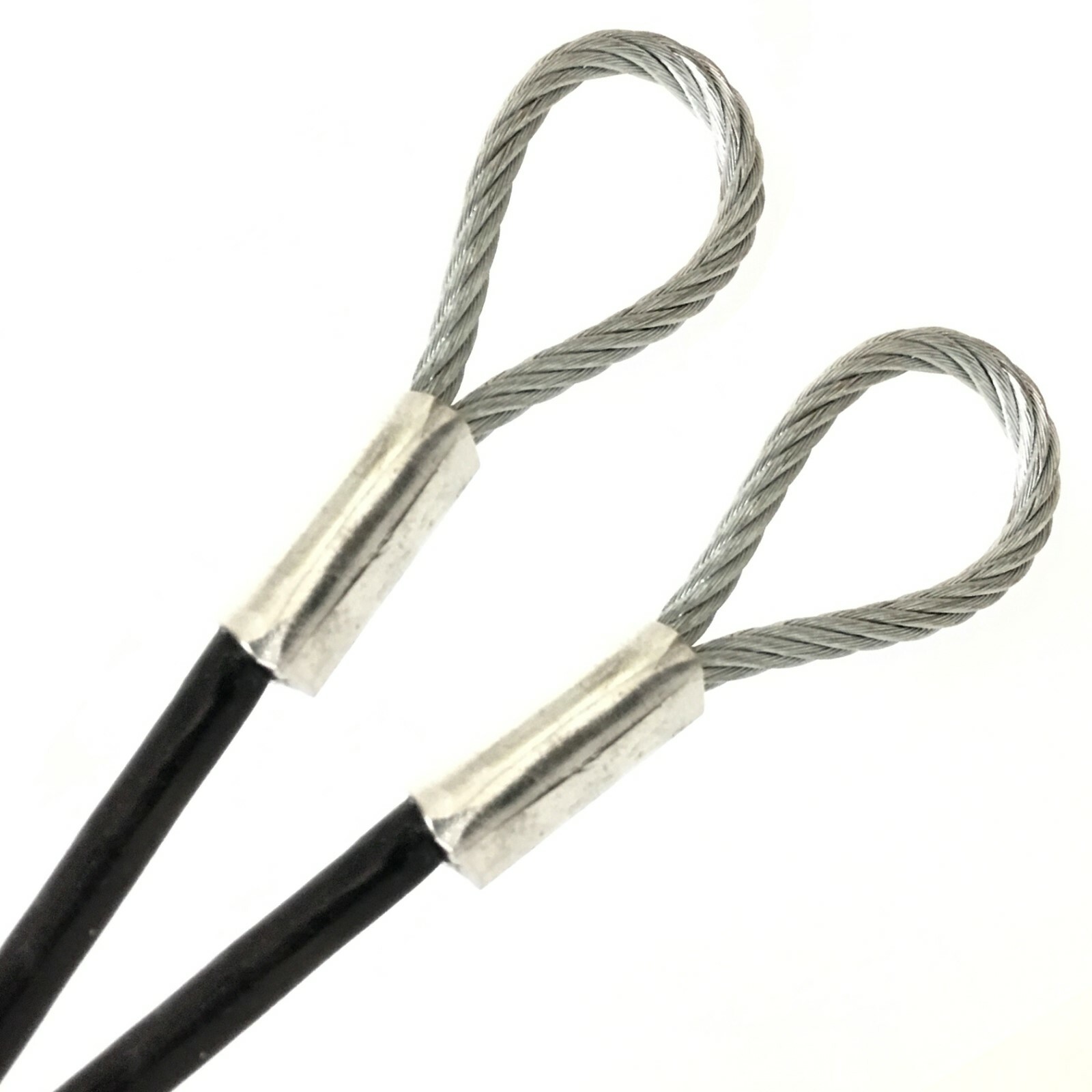 Black Vinyl Coated Galvanized Steel Wire Rope 7×19 Strand 3/16-1/4