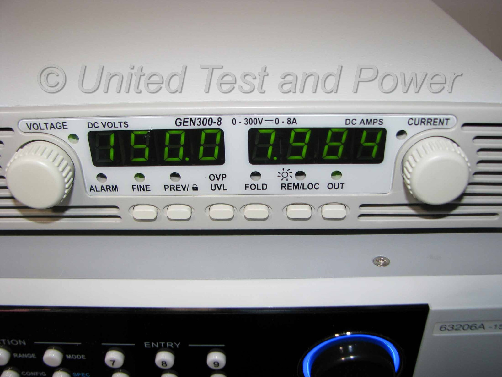 TDK Lambda GEN2400W GEN300-8 DC Power Supply. 0-300VDC, 0-8A. 2400 Watt. 1-U