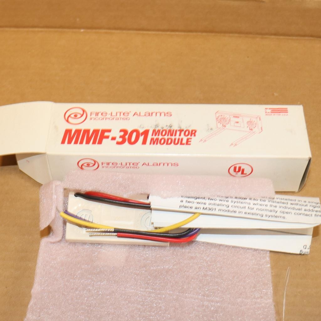 One Fire-Lite MMF-301 Intelligent Monitor Module More Available